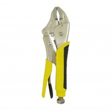 Stanley Locking Pliers with Bi-Material Handle - Curved Jaw 10''